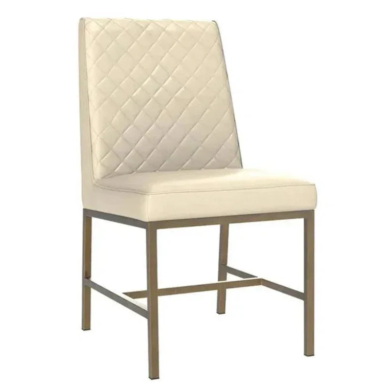 Leighland Leather Armless Dining Chair 2PC - LOOMLAN - SUNPAN - Dining Chairs