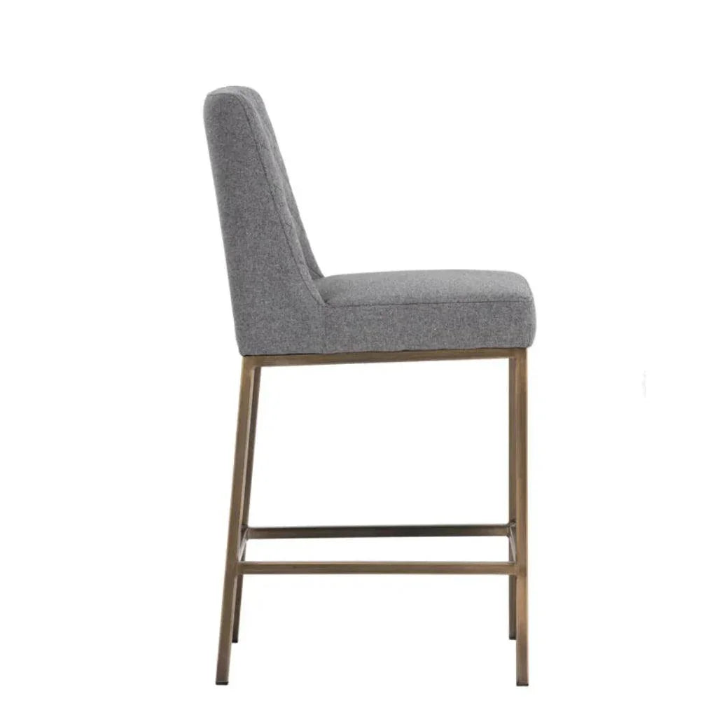 Leighland Leather Classic Counter Stool - LOOMLAN - SUNPAN - Counter Stools