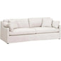 Lena 95" Slope Arm Slipcover Sofa Bisque - LOOMLAN - Essentials For Living - Sofas & Loveseats