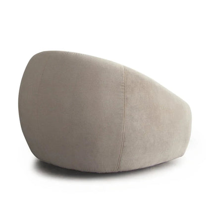 Lena Fawn Fabric Swivel Accent Chair - LOOMLAN - Diamond Sofa - Club Chairs