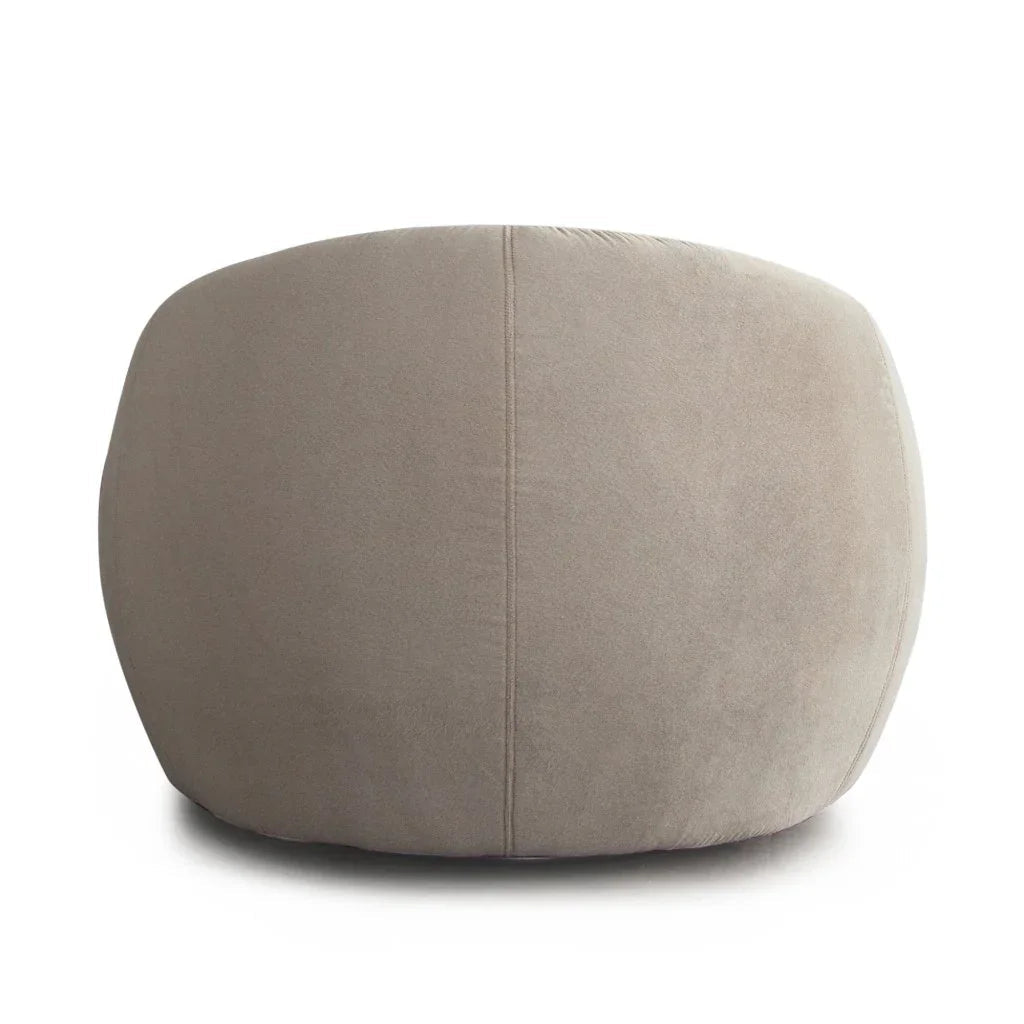 Lena Fawn Fabric Swivel Accent Chair - LOOMLAN - Diamond Sofa - Club Chairs