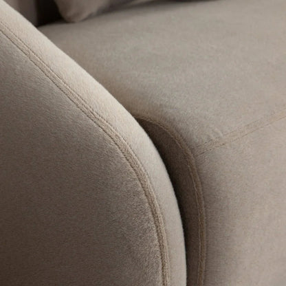 Lena Fawn Faux Alpaca Fabric Sectional-Modular Sofas-Diamond Sofa-LOOMLAN