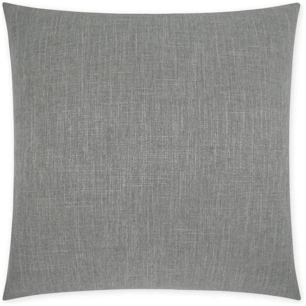 Lena Grey Beach Solid Grey Large Throw Pillow Insert - LOOMLAN - D.V. Kap - Throw Pillows