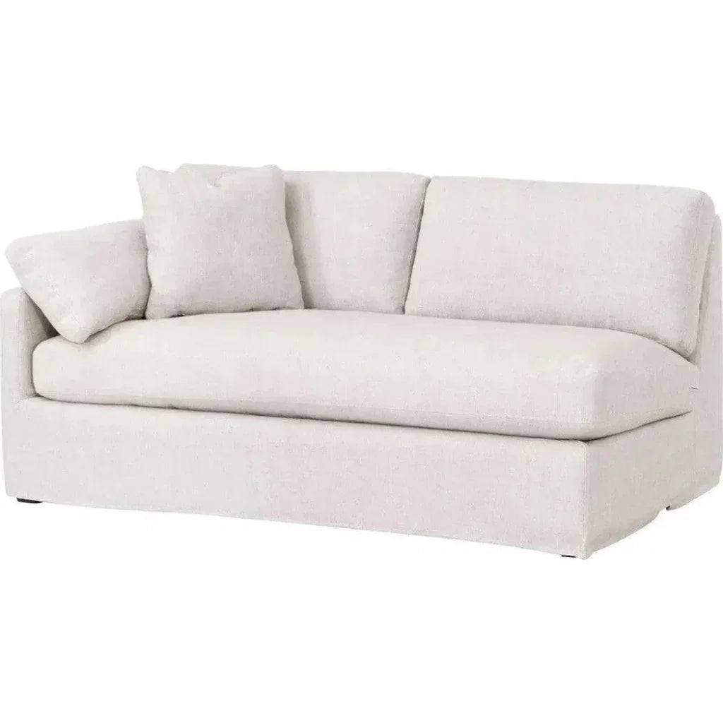 Lena Modular Slipcover 2-Seat Left Sofa Performance-Modular Components-Essentials For Living-LOOMLAN