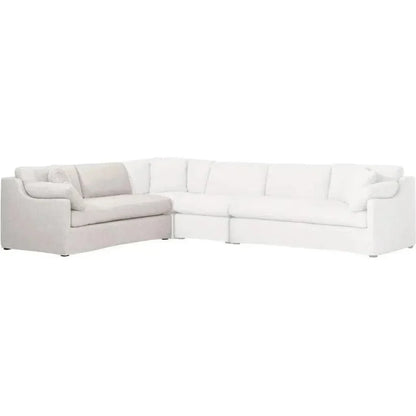 Lena Modular Slipcover 2-Seat Left Sofa Performance-Modular Components-Essentials For Living-LOOMLAN
