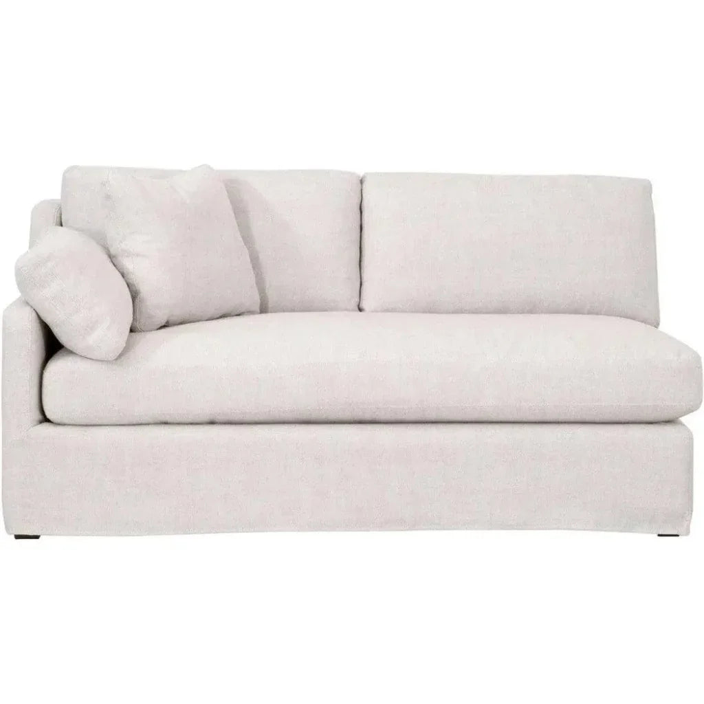 Lena Modular Slipcover 2-Seat Left Sofa Performance-Modular Components-Essentials For Living-LOOMLAN