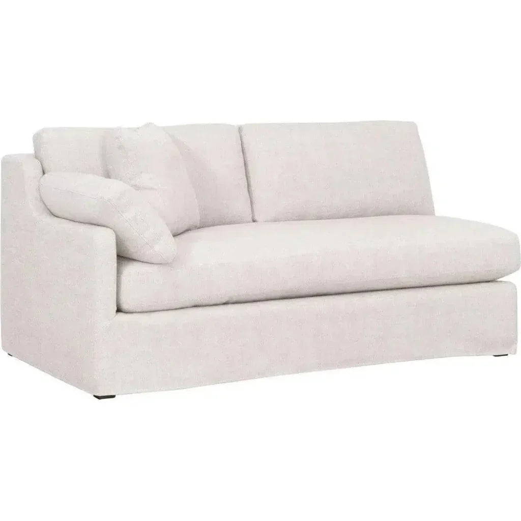 Lena Modular Slipcover 2-Seat Left Sofa Performance-Modular Components-Essentials For Living-LOOMLAN