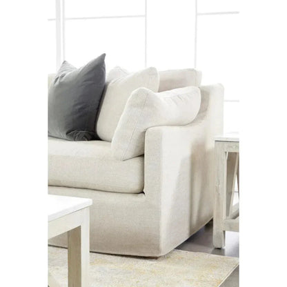 Lena Modular Slipcover 2-Seat Right Sofa-Modular Components-Essentials For Living-LOOMLAN