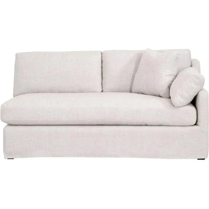 Lena Modular Slipcover 2-Seat Right Sofa-Modular Components-Essentials For Living-LOOMLAN