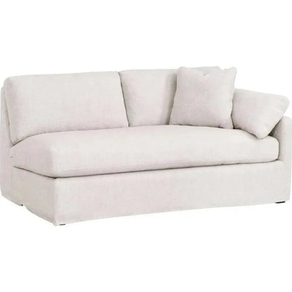 Lena Modular Slipcover 2-Seat Right Sofa-Modular Components-Essentials For Living-LOOMLAN