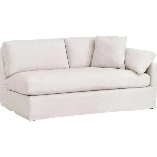 Lena Modular Slipcover 2-Seat Right Sofa-Modular Components-Essentials For Living-LOOMLAN