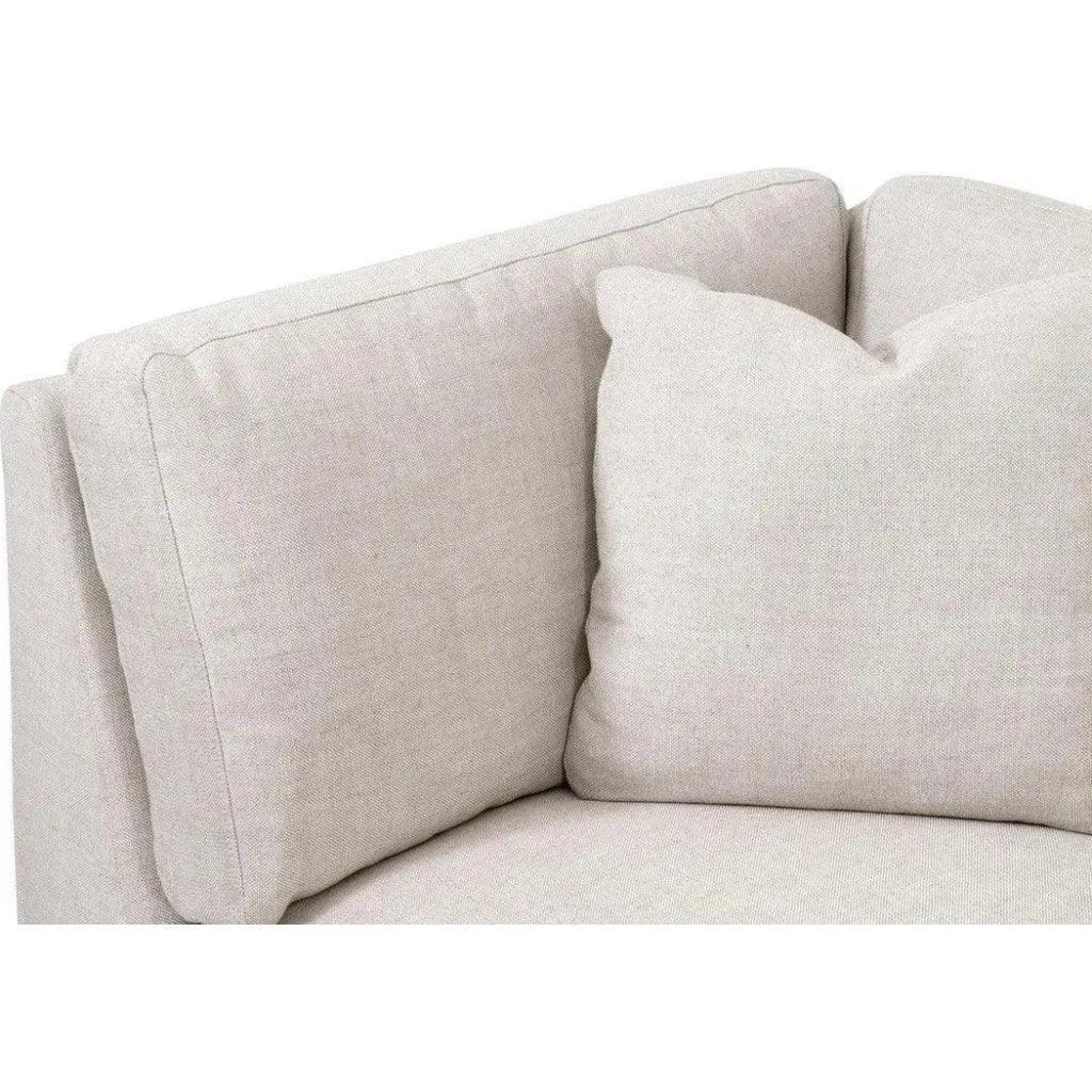 Lena Modular Slipcover Corner Chair Performance-Modular Components-Essentials For Living-LOOMLAN