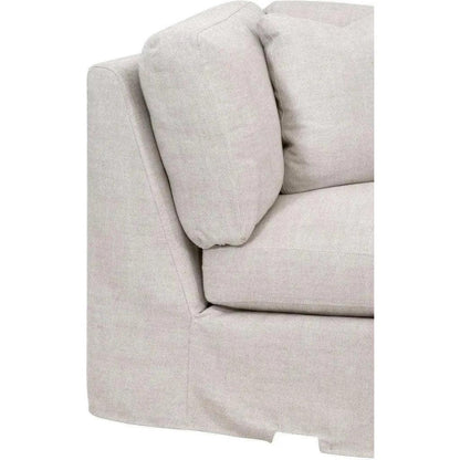 Lena Modular Slipcover Corner Chair Performance-Modular Components-Essentials For Living-LOOMLAN
