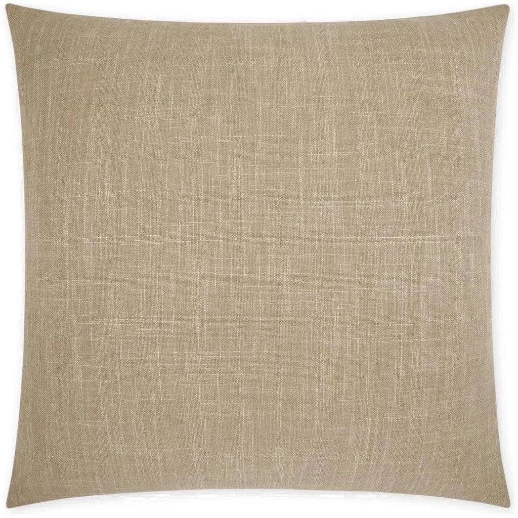 Lena Wheat Solid Taupe Large Throw Pillow Insert - LOOMLAN - D.V. Kap - Throw Pillows