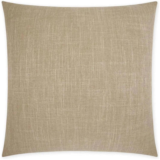 Lena Wheat Solid Taupe Large Throw Pillow Insert - LOOMLAN - D.V. Kap - Throw Pillows