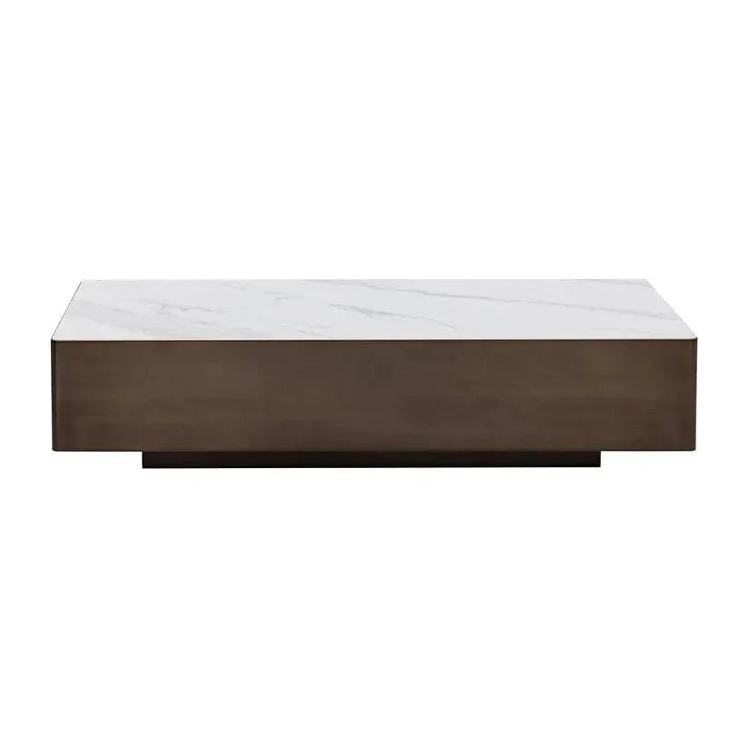Lenay Coffee Table Marble - Look Top - LOOMLAN - SUNPAN - Coffee Tables