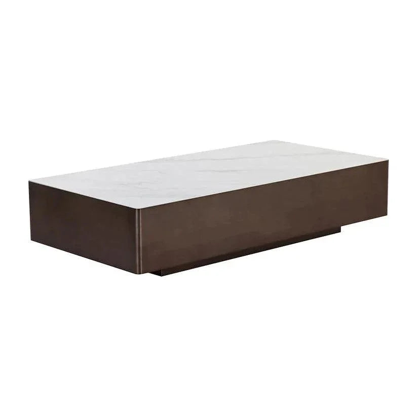 Lenay Coffee Table Marble - Look Top - LOOMLAN - SUNPAN - Coffee Tables