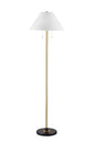 Lenor Marble Base Floor Lamp-Floor Lamps-Bassett Mirror-LOOMLAN