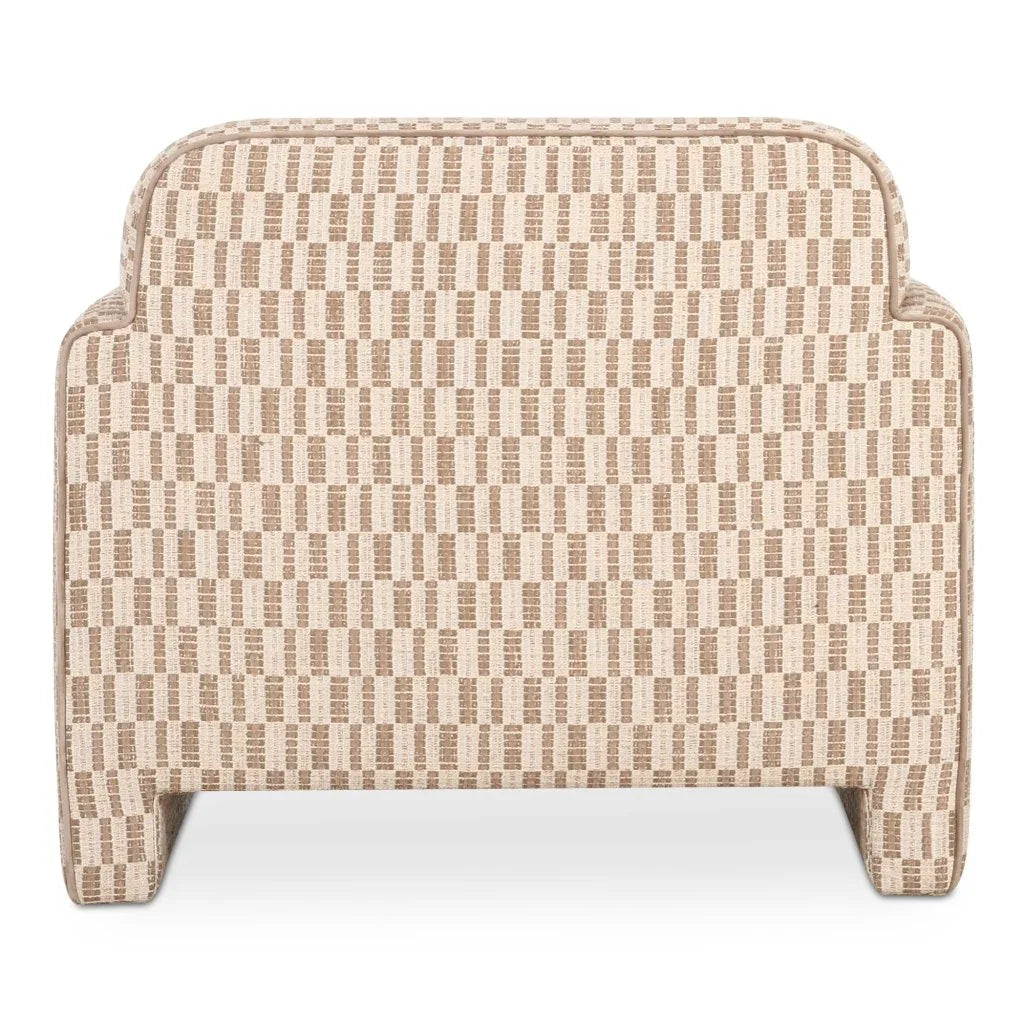 Leo Modern Geometric Design Accent Chair - LOOMLAN - Moe's Home - Club Chairs