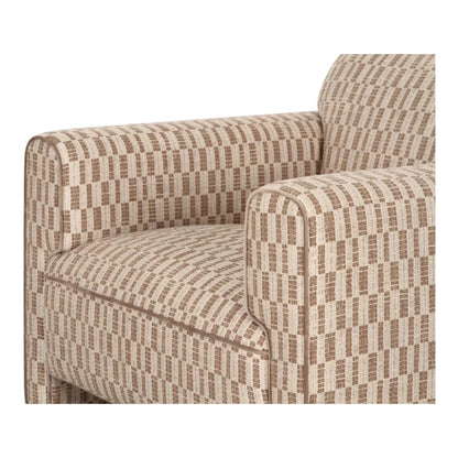 Leo Modern Geometric Design Accent Chair - LOOMLAN - Moe's Home - Club Chairs
