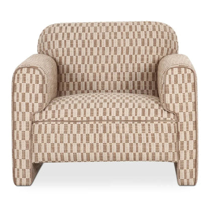 Leo Modern Geometric Design Accent Chair - LOOMLAN - Moe's Home - Club Chairs