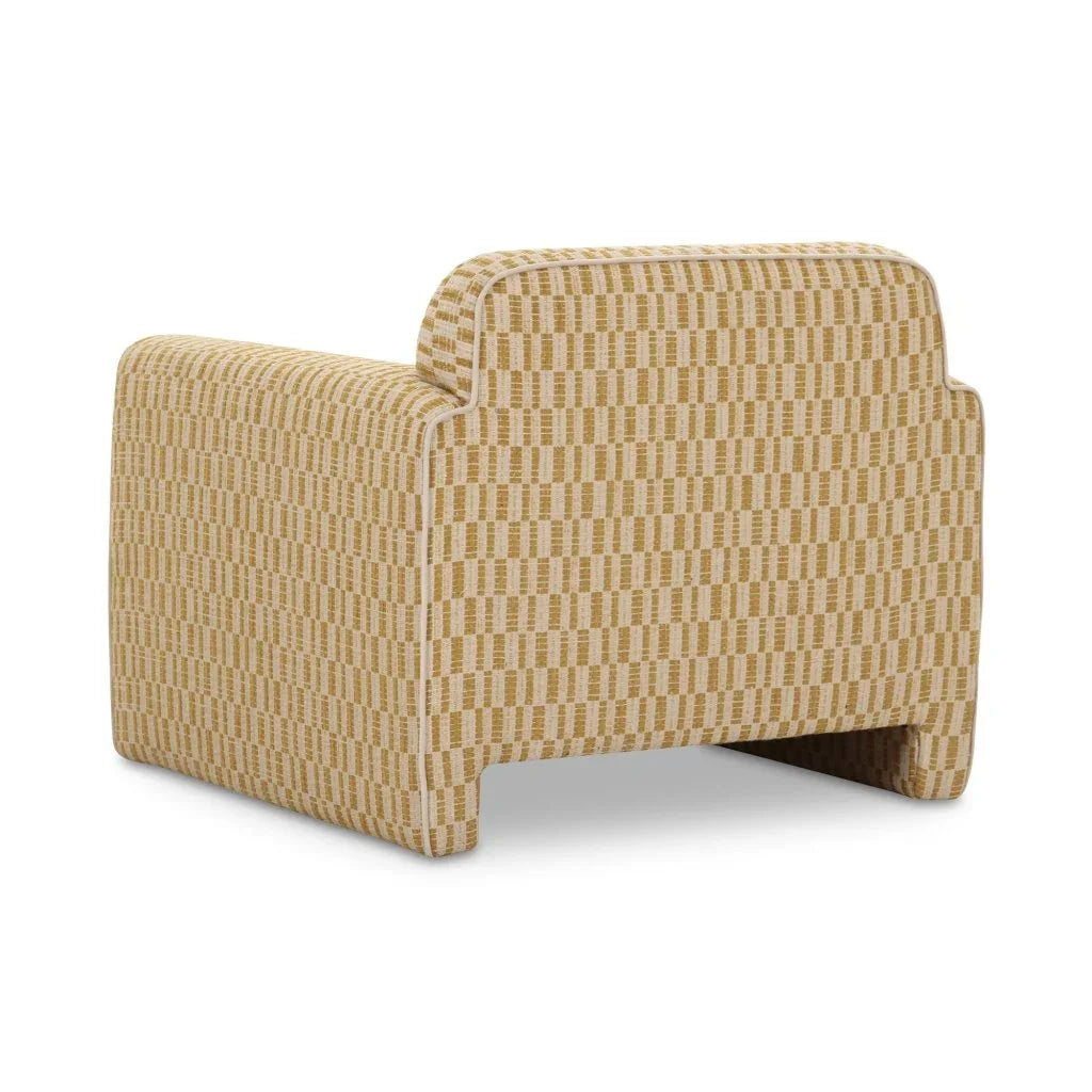 Leo Modern Geometric Design Accent Chair - LOOMLAN - Moe's Home - Club Chairs