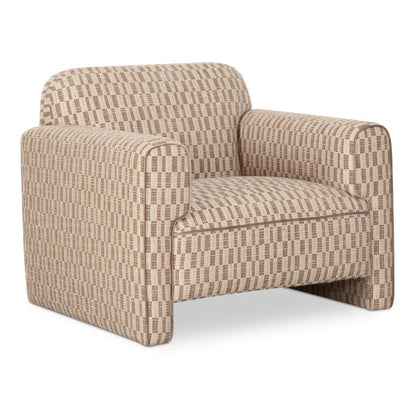 Leo Modern Geometric Design Accent Chair - LOOMLAN - Moe's Home - Club Chairs