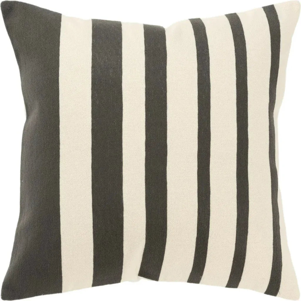 Leo Striped Couch Throw Pillow Covers Down Insert - LOOMLAN - LOOMLAN - Throw Pillows