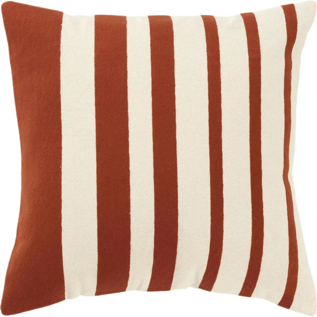 Leo Striped Couch Throw Pillow Covers Down Insert - LOOMLAN - LOOMLAN - Throw Pillows