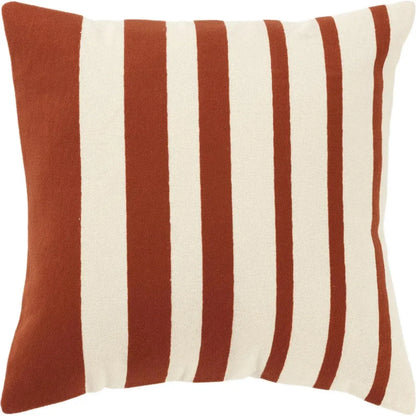 Leo Striped Couch Throw Pillow Covers Down Insert - LOOMLAN - LOOMLAN - Throw Pillows
