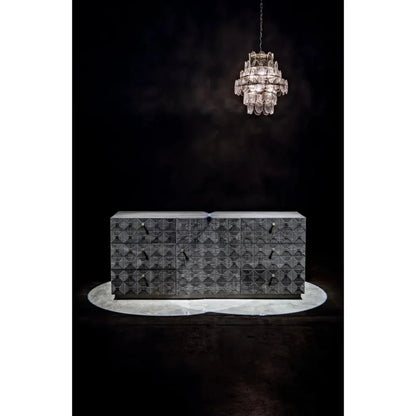 Leon Wood Black Dresser - LOOMLAN - Noir - Dressers