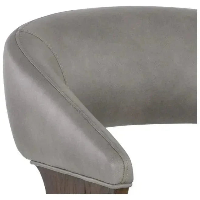 Leonce Office Chair Bravo Metal Gold Base-Office Chairs-SUNPAN-LOOMLAN