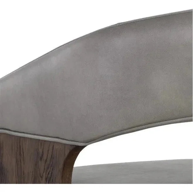 Leonce Office Chair Bravo Metal Gold Base-Office Chairs-SUNPAN-LOOMLAN