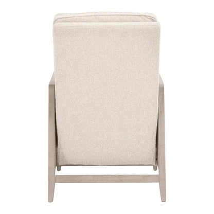 Leone Cream Fabric Recliner Chair - LOOMLAN - Essentials For Living - Club Chairs