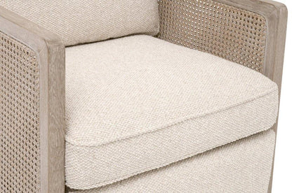 Leone Cream Fabric Recliner Chair - LOOMLAN - Essentials For Living - Club Chairs