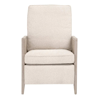 Leone Cream Fabric Recliner Chair - LOOMLAN - Essentials For Living - Club Chairs