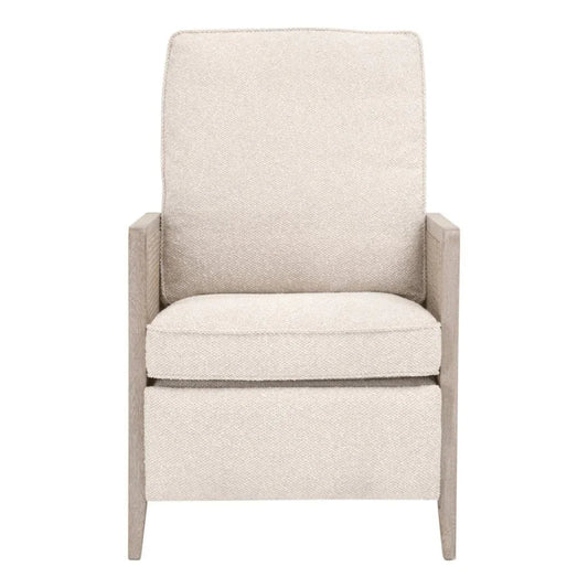 Leone Cream Fabric Recliner Chair - LOOMLAN - Essentials For Living - Club Chairs