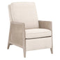 Leone Cream Fabric Recliner Chair - LOOMLAN - Essentials For Living - Club Chairs