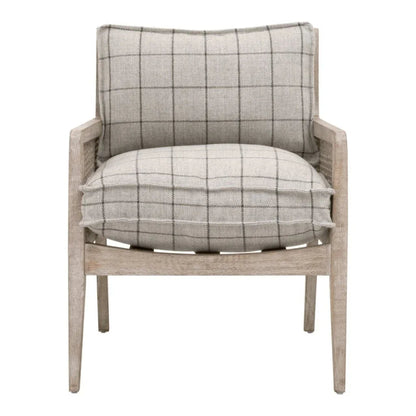 Leone Grey Fabric Club Chair - LOOMLAN - Essentials For Living - Club Chairs