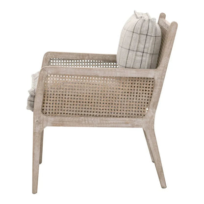 Leone Grey Fabric Club Chair - LOOMLAN - Essentials For Living - Club Chairs