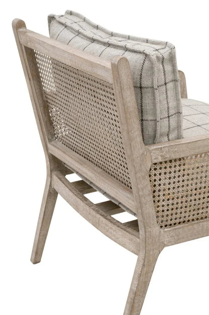 Leone Grey Fabric Club Chair - LOOMLAN - Essentials For Living - Club Chairs