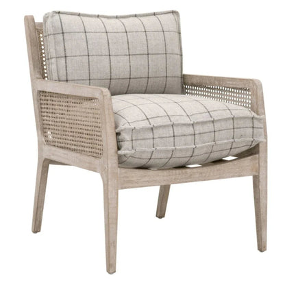 Leone Grey Fabric Club Chair - LOOMLAN - Essentials For Living - Club Chairs