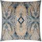 Leonna Glam Abstract Blue Large Throw Pillow Insert - LOOMLAN - D.V. Kap - Throw Pillows