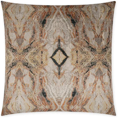 Leonna az Glam Brown Copper Large Throw Pillow Insert - LOOMLAN - D.V. Kap - Throw Pillows