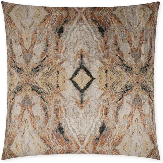 Leonna az Glam Brown Copper Large Throw Pillow Insert - LOOMLAN - D.V. Kap - Throw Pillows