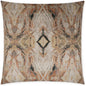 Leonna az Glam Brown Copper Large Throw Pillow Insert - LOOMLAN - D.V. Kap - Throw Pillows