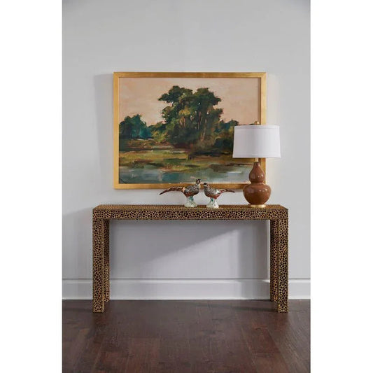 Leopard Skined Rectangular Console Table - LOOMLAN - Chelsea House - Console Tables