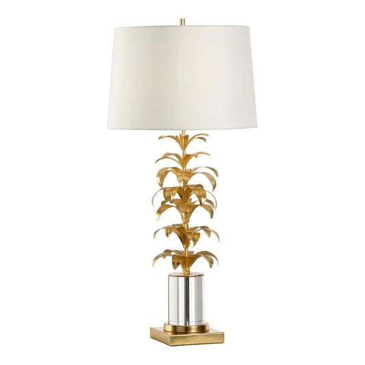 Les Feuilles Crystal Column Table Lamp - LOOMLAN - Wildwood - Table Lamps