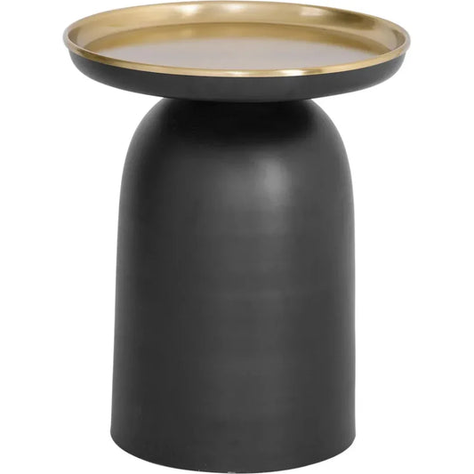 Leta Metal Black Round Scatter Table - LOOMLAN - Bassett Mirror - Side Tables