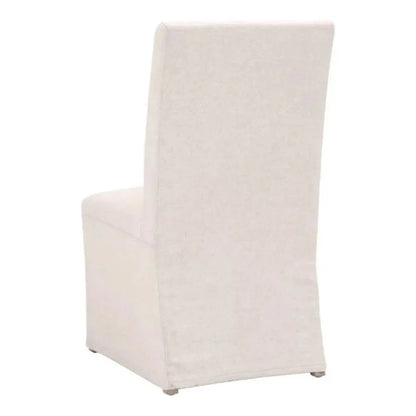Levi Slipcover Armless Dining Chair 2PC - LOOMLAN - Essentials For Living - Dining Chairs